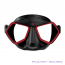 Wolf Mask Black Red